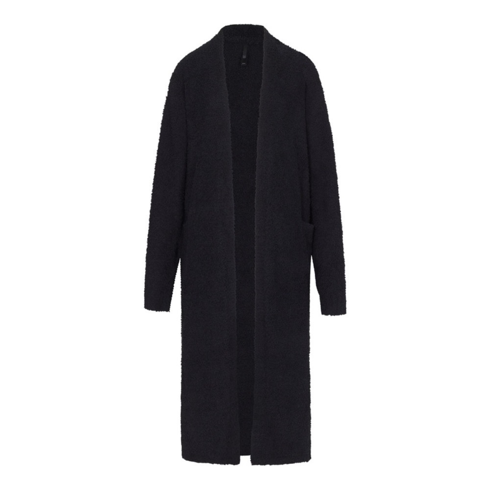 SKIMS Cozy Robe Onyx  (XXS/XS) - Picture 3 of 6